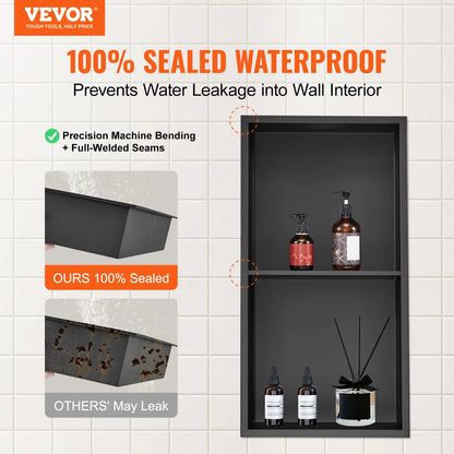 No Tile Shower Niche 304 Stainless Steel