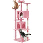 Cat Tree, Tower with Perch, Caves, Scratching Posts,Ladder, and Plush Balls