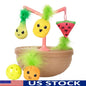 Cat Toy Fruit Bowl with 5 Interactive Toys & Jingle Ball