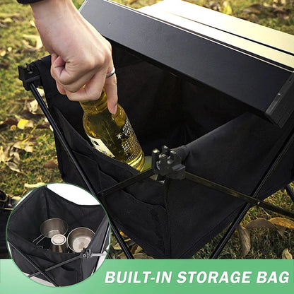 Portable Folding Camping Table Aluminium Alloy Ultralight Computer Bed Table Outdoor Garden Camp Party BBQ Picnic Foldable Table