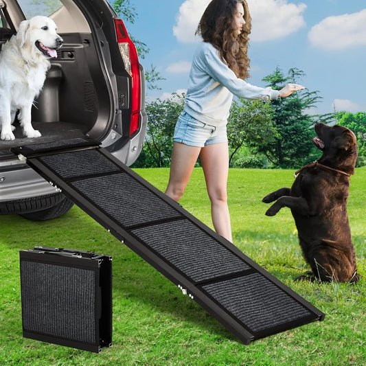 Folding Pet Ramp With Non-Slip Surface