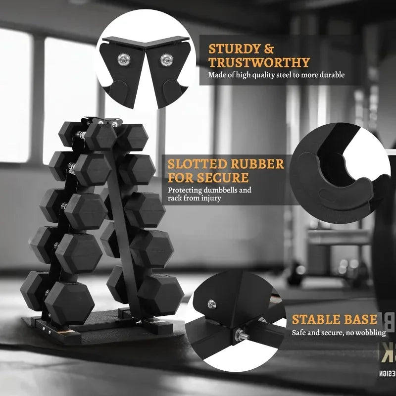 Dumbbell Set With Storage Rack