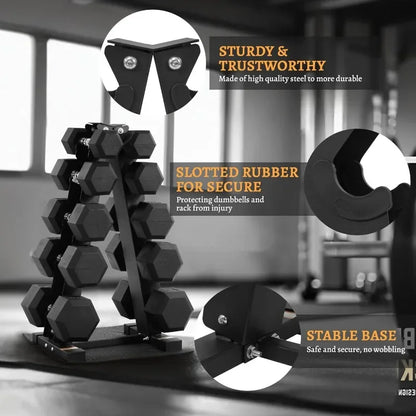 Dumbbell Set With Storage Rack