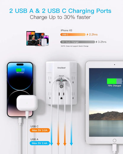 Power Strip with, Surge Protector