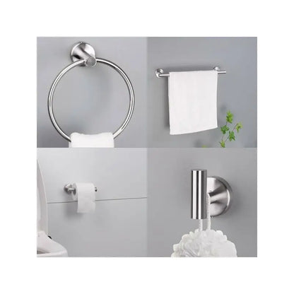 Stainless Steel Towel Rack Set