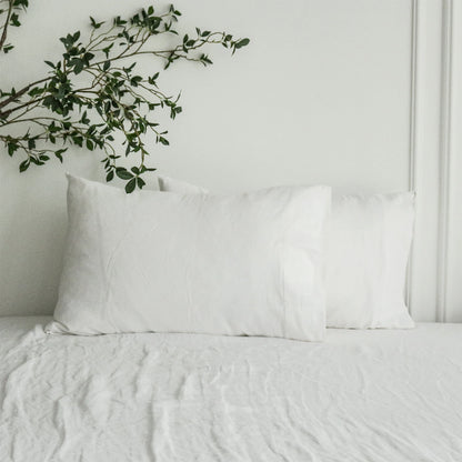 Linen Cotton Pillow Cases 2PCS Comfortable