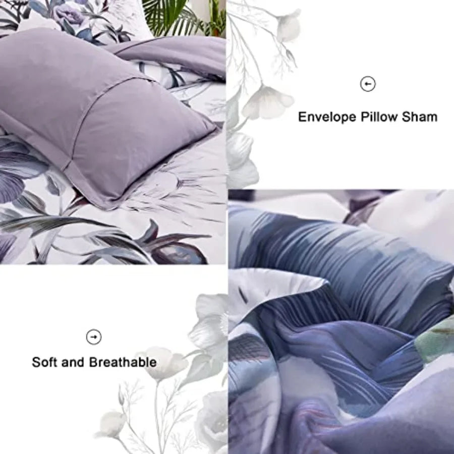 Floral Comforter Set 7 Pcs