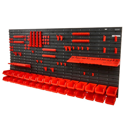 Parts Rack Organizer, with Wall Panels Hooks