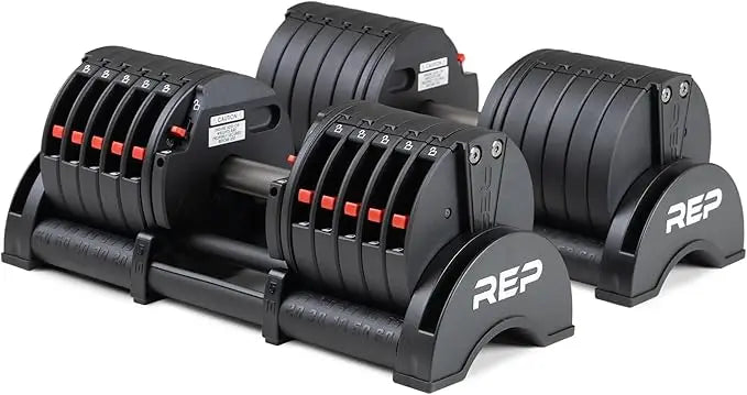 Adjustable Dumbbells, Multiple weight ranges 5-30, 5-40,5-50 and 5-60 lbs