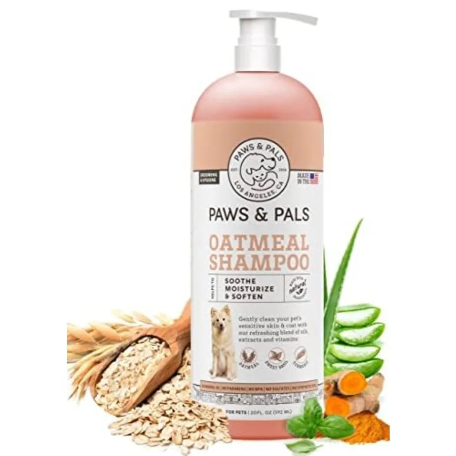 Dog Shampoo and Conditioner for Itchy Skin, Made in USA,De-Shedding, Itch