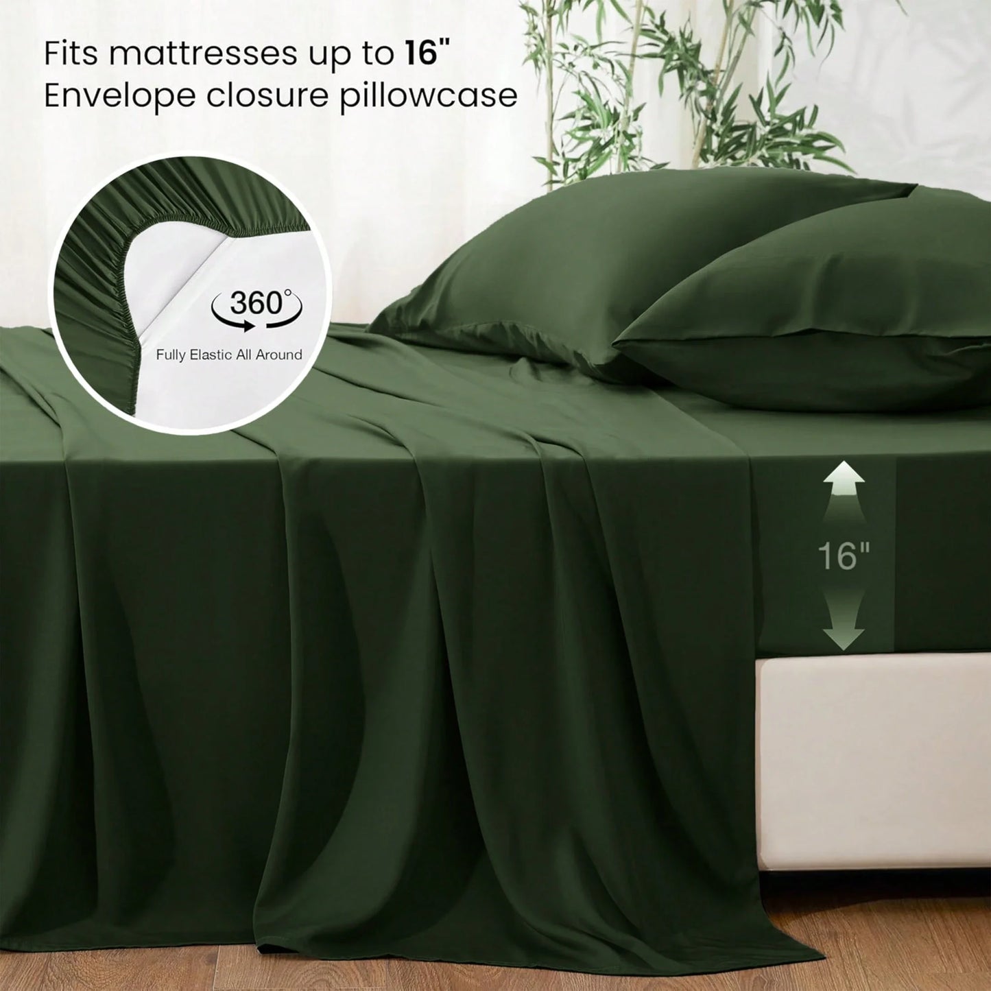 4pcs Bamboo Bedding Set