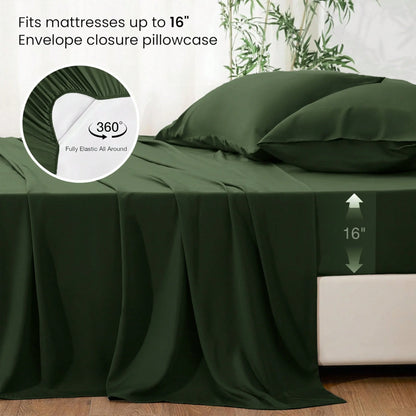 4pcs Bamboo Bedding Set