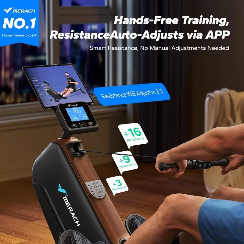 Rowing Machine, 16-Levels Resistance