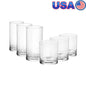 12 Piece Clear Drinkware Set Cooler Tennyson Glasses