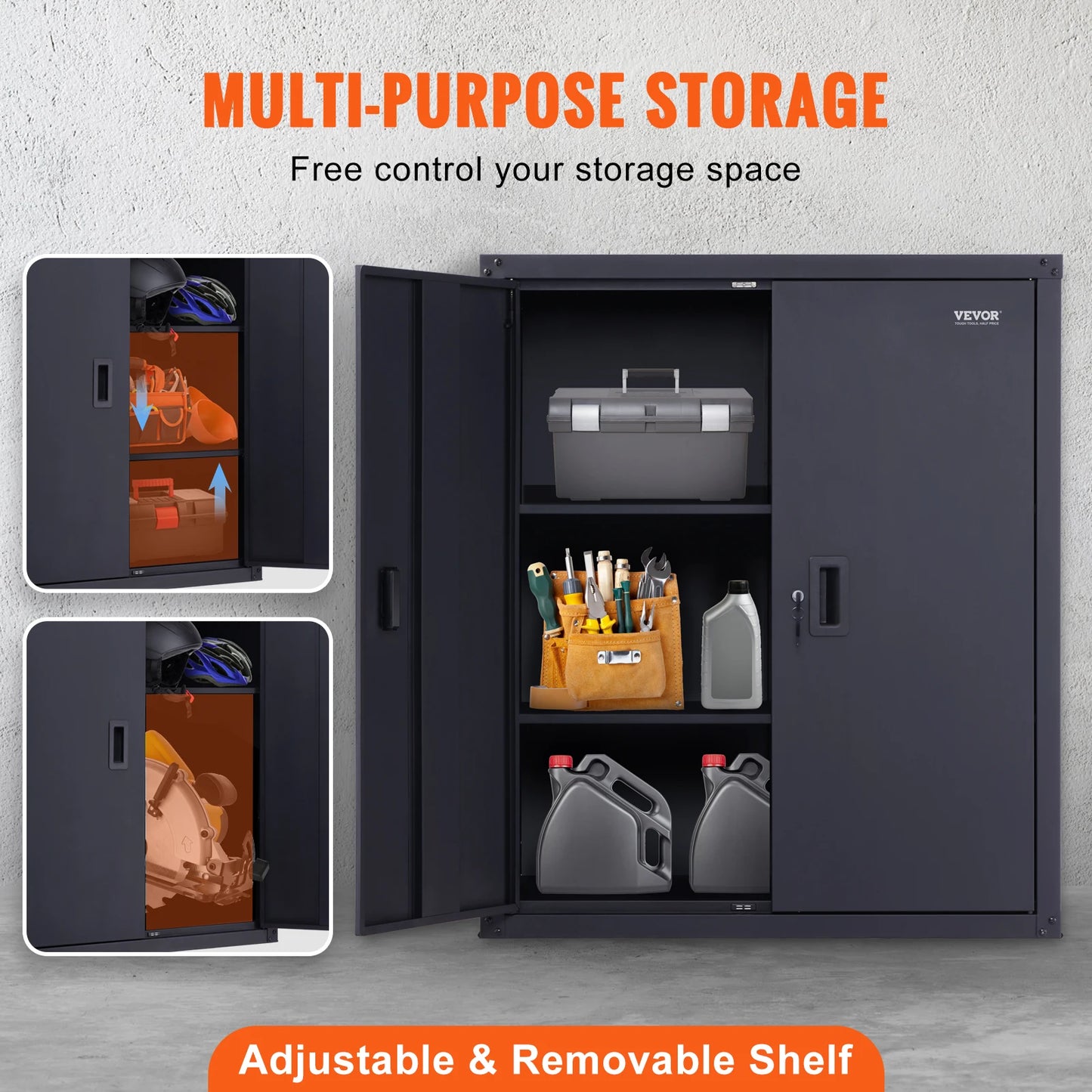 Metal Storage Cabinet Lockable