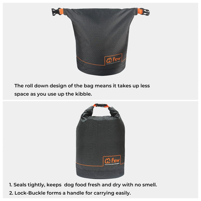 Pet Food Travel Bag, Perfect for RV Road Trips, Camping, Longterm Dog Boarding