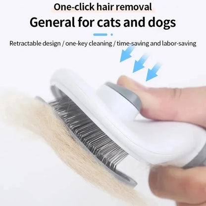 Pet Brush Self Cleaning