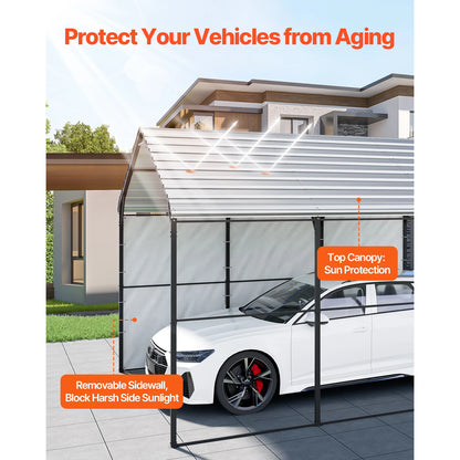 Metal Carport with Galvanized Steel