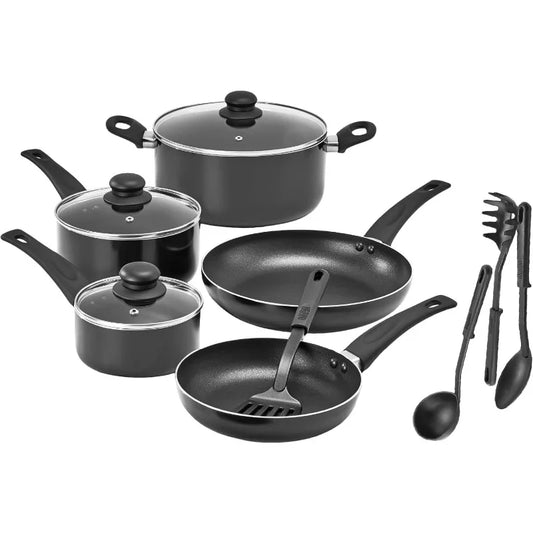 Cookware Set 12 Piece Pots andPans Utensils