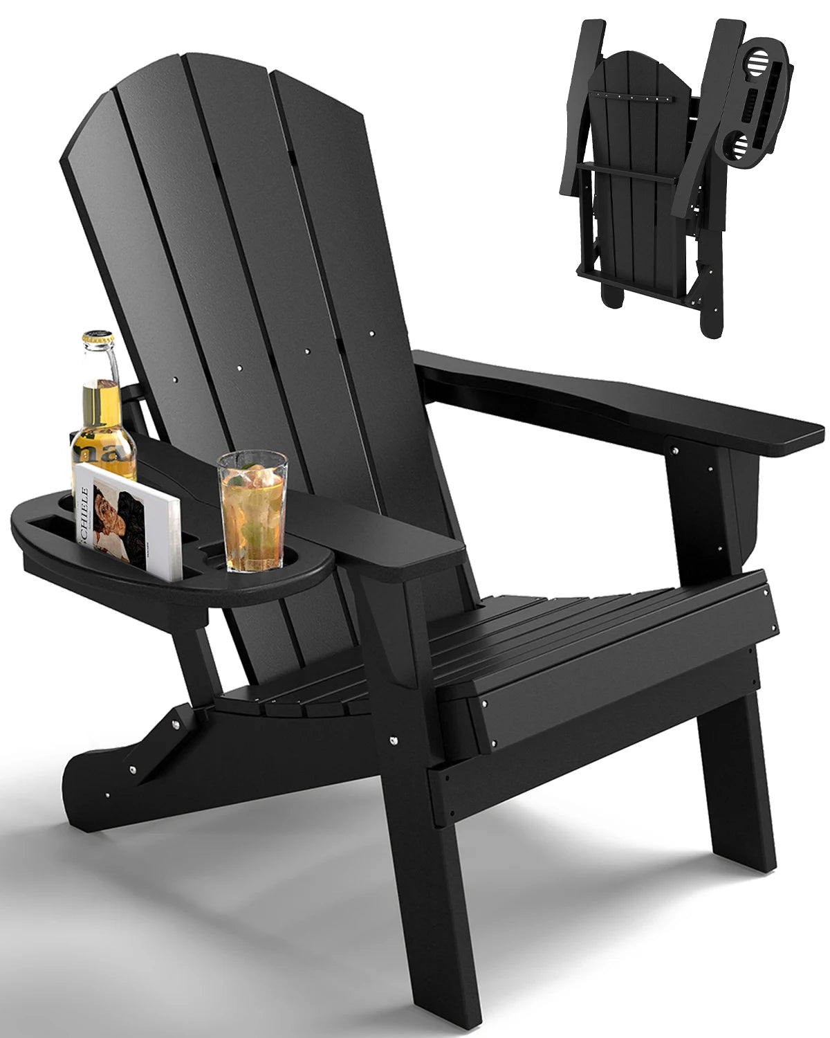 Folding Adirondack Chair Weather Resistant
