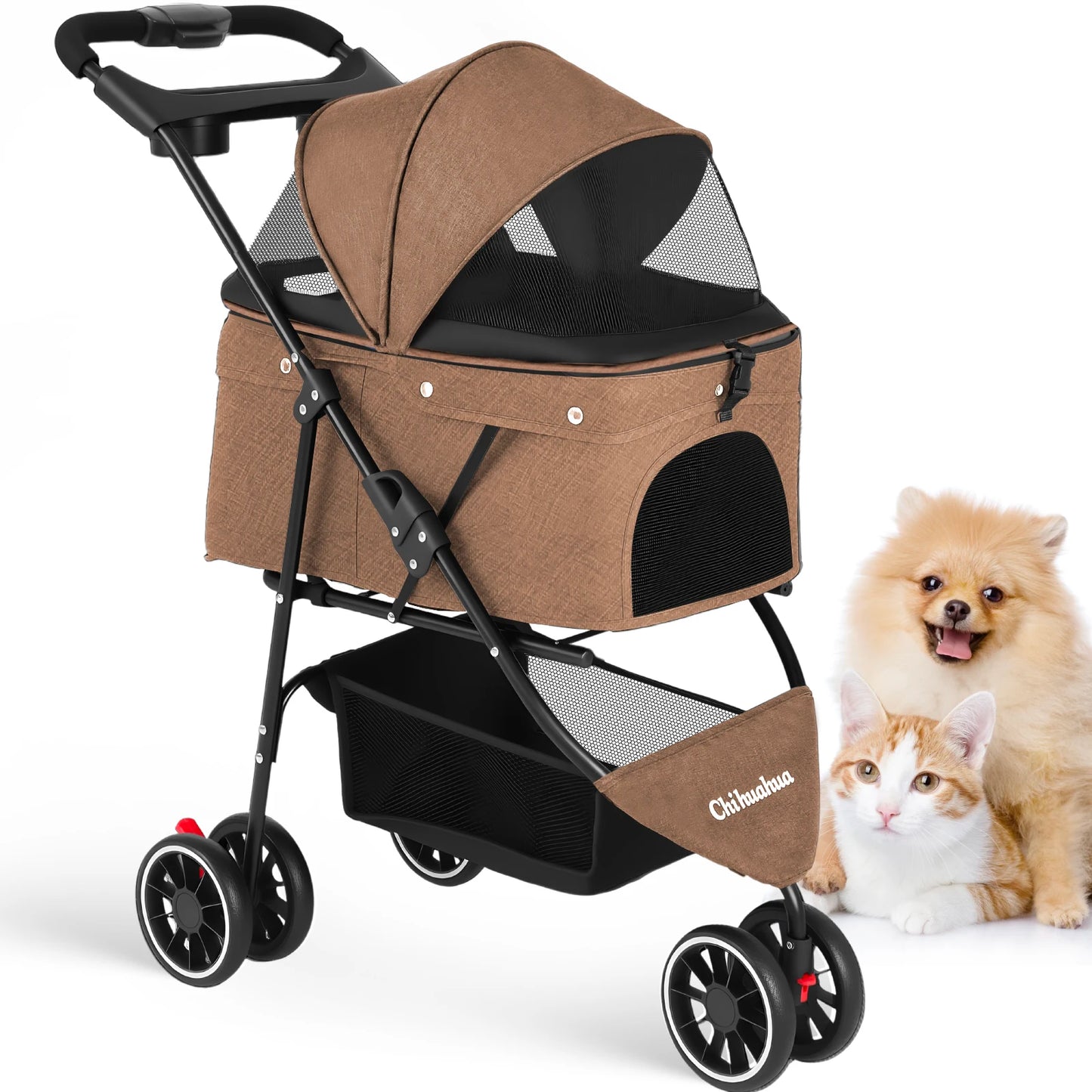 Dogs & Cats Travel Stroller  & Foldable