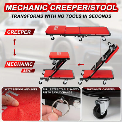 Foldable Rolling Creeper