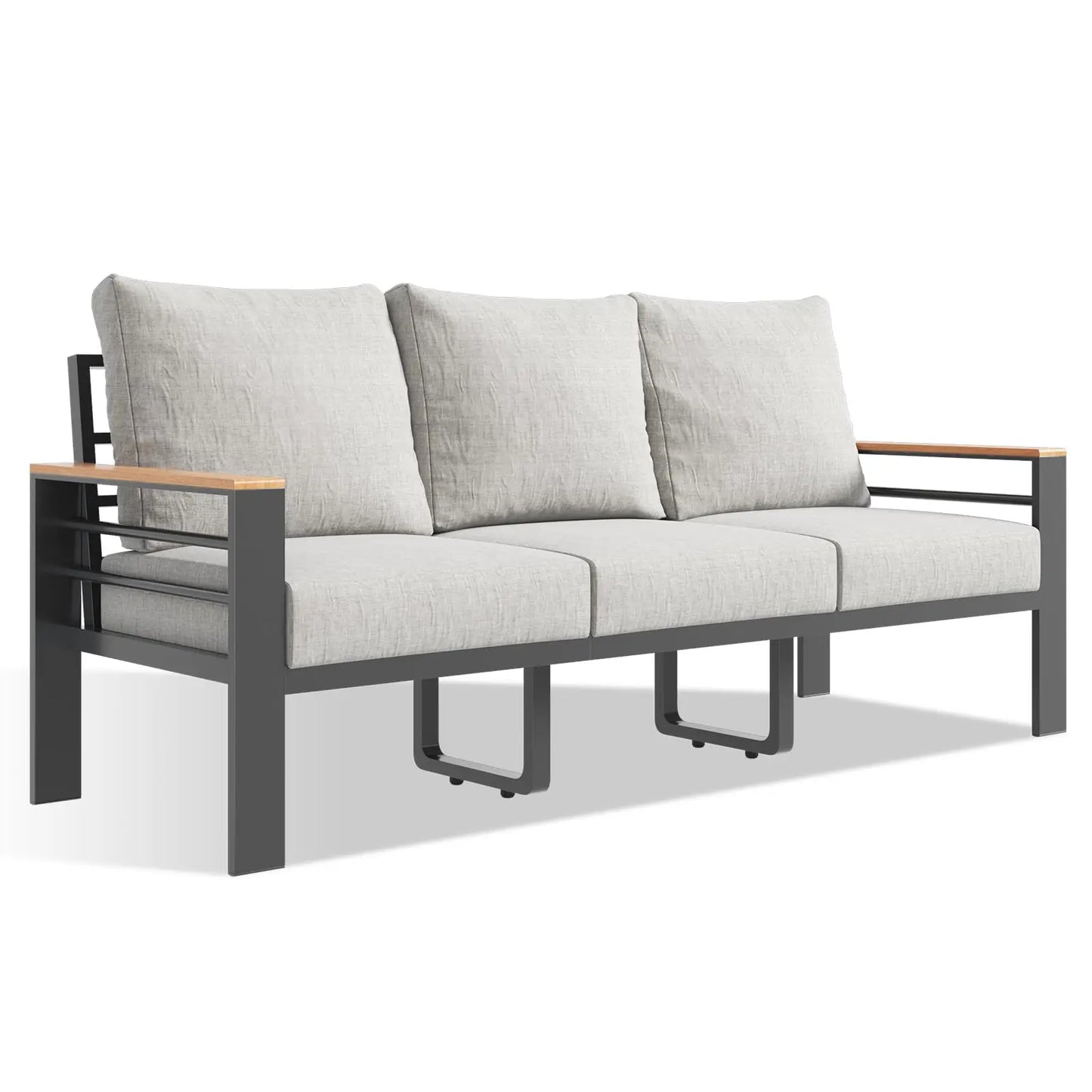 Patio Furniture Set Oversized Outdoor Sectional with, Coffee Table