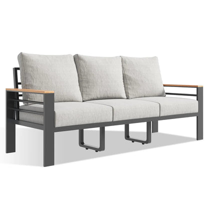 Patio Furniture Set Oversized Outdoor Sectional with, Coffee Table