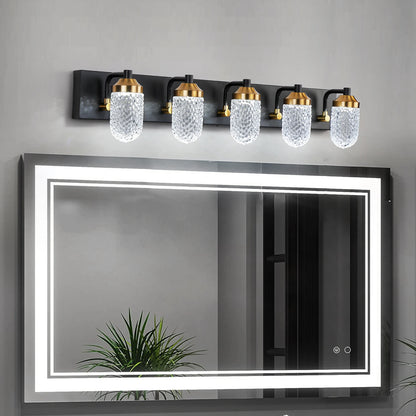 Wall mounted decorative light fixture (black)