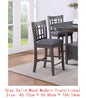 Counter Height Dining Set, Round Table with 4 Side Chairs
