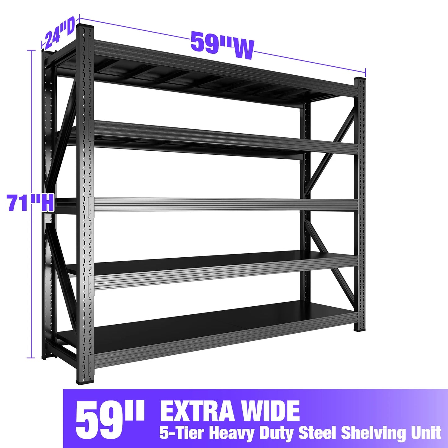 Heavy Duty Metal Storage Shelves