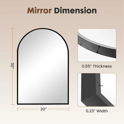 Arched Metal Framed Mirrors