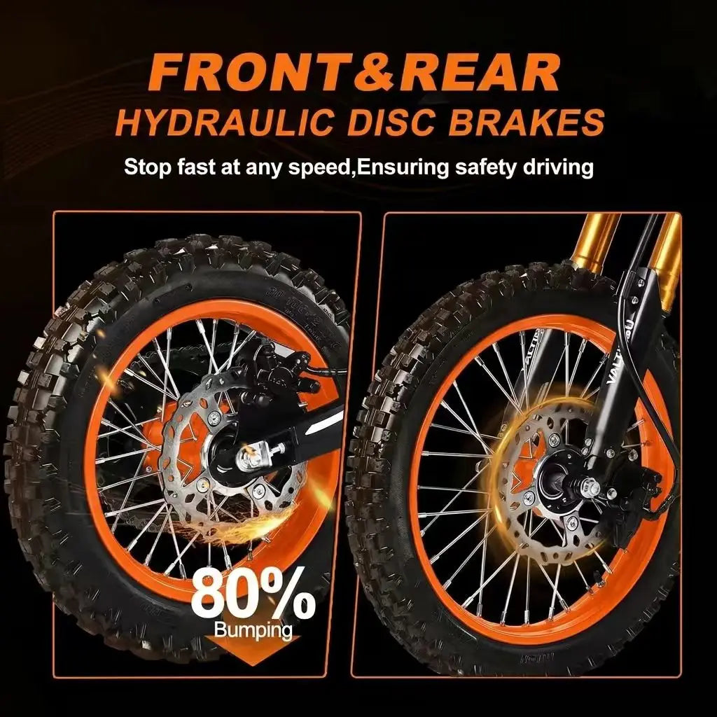 E Motorcycle Dirt Bike Fat Tire Off-road