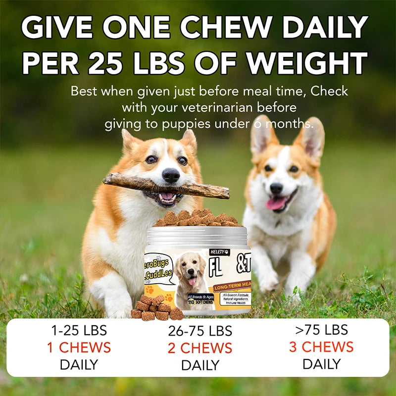 Flea and Tick Prevention for Dogs, Dog Chews