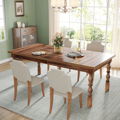 Wood  Table for 4-6 People