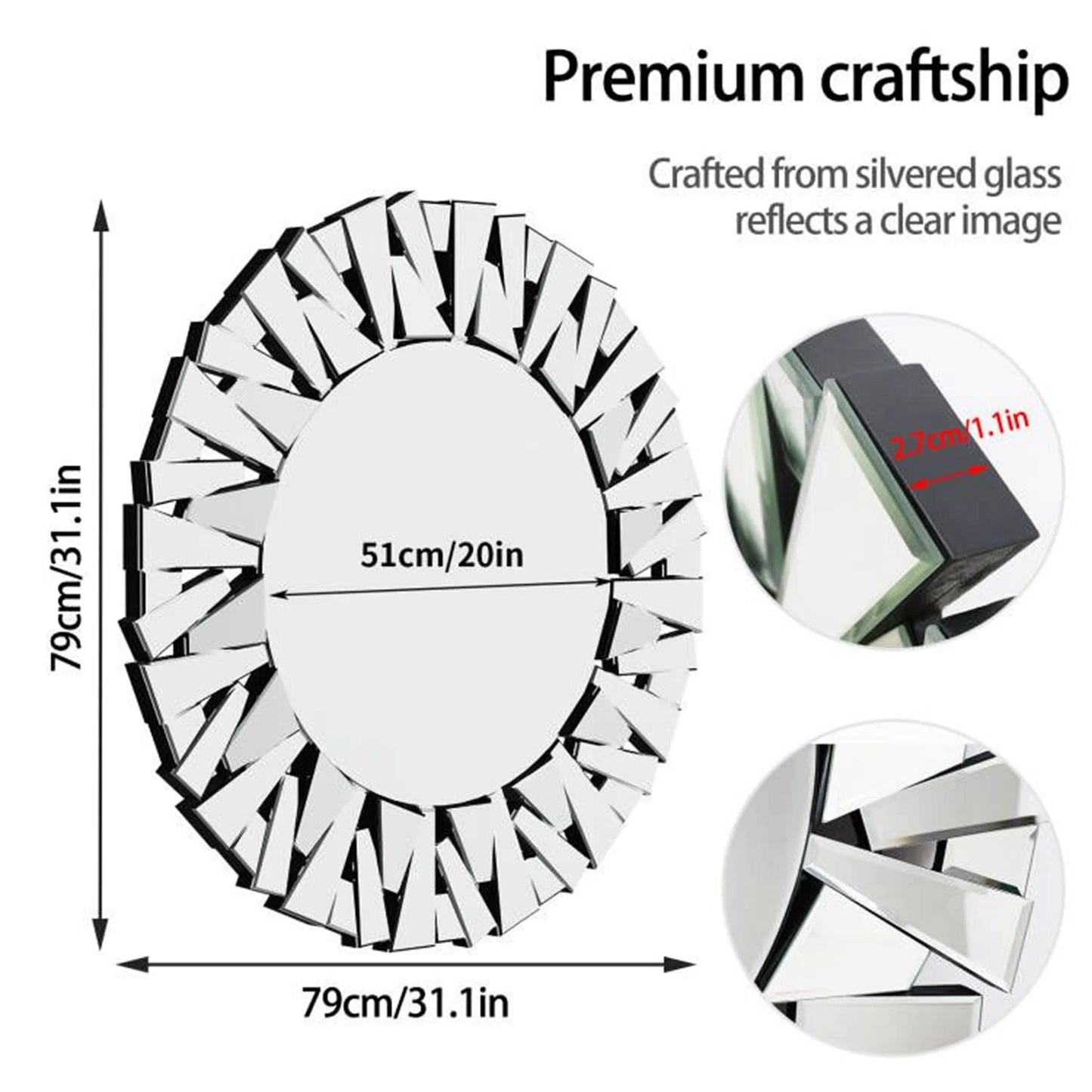 Decorative Wall Mirror Round