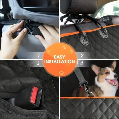 Car Seat Cover for Pets 100% Waterproof Scratch Proof Nonslip Durable Soft Back Seat Cover