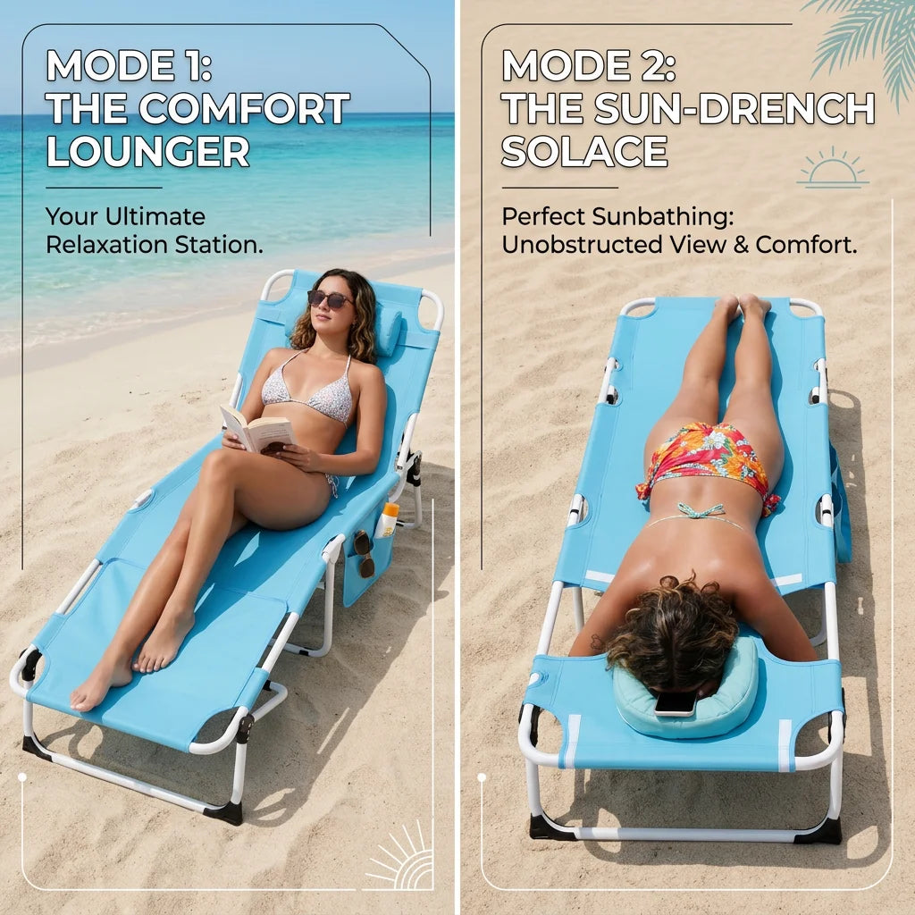 Folding Outdoor Lounge Cot