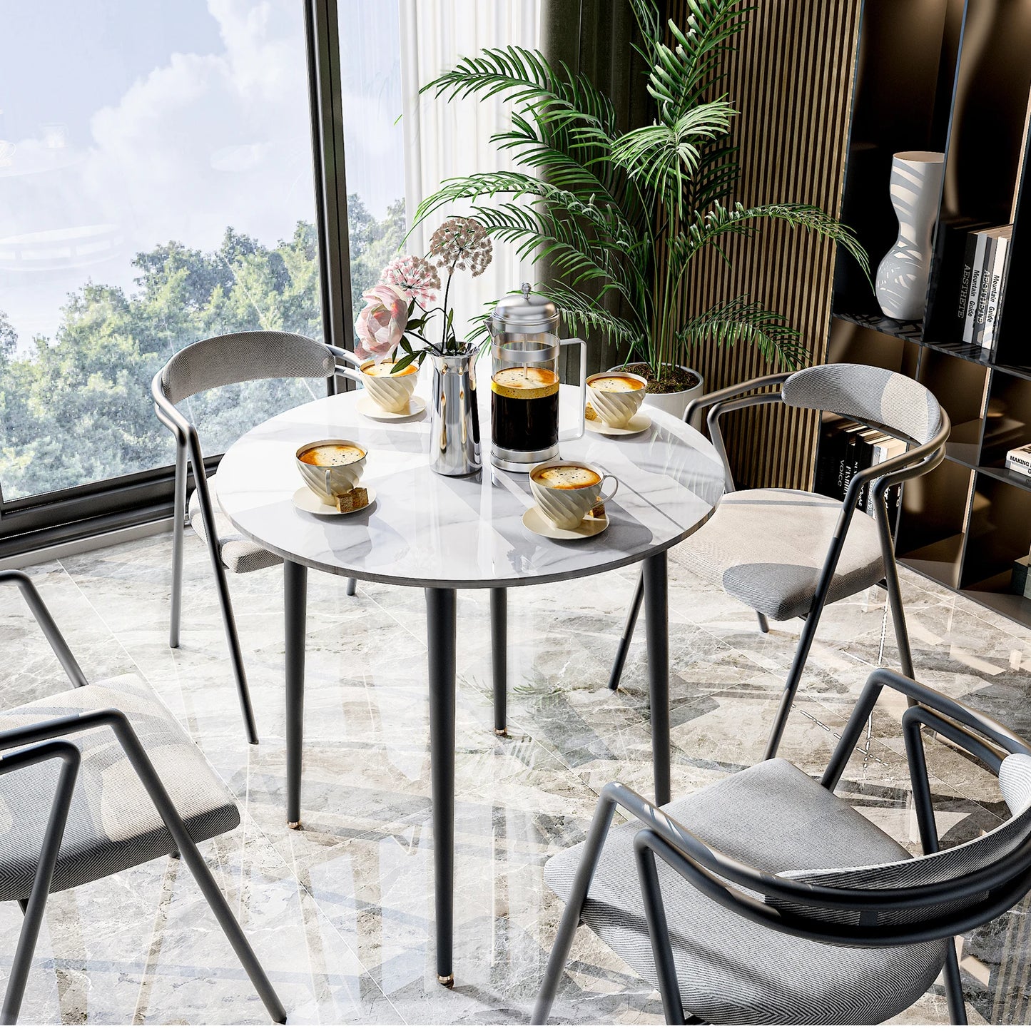 Stone Dining Table Round