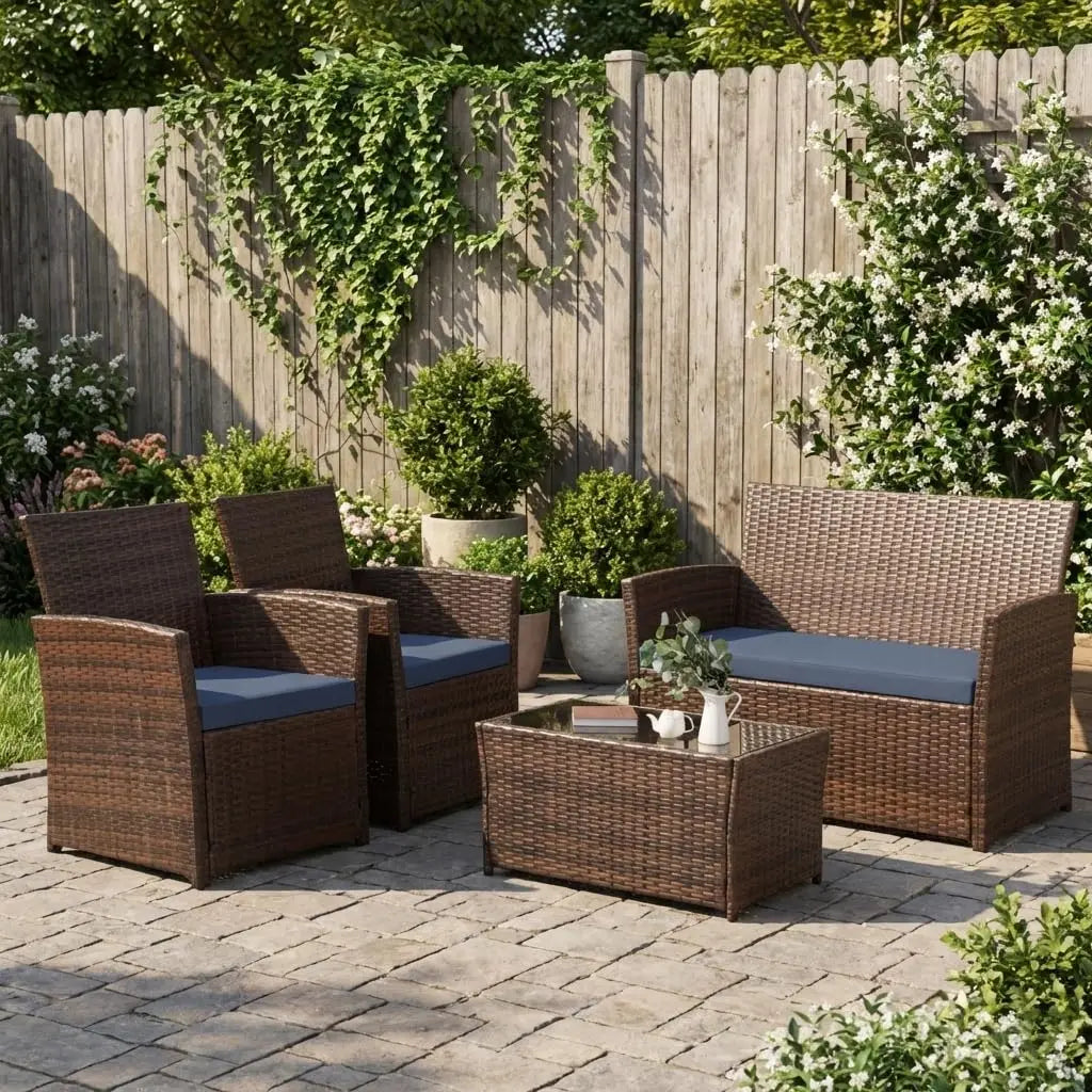 Patio Furniture Sofa Set, Rattan