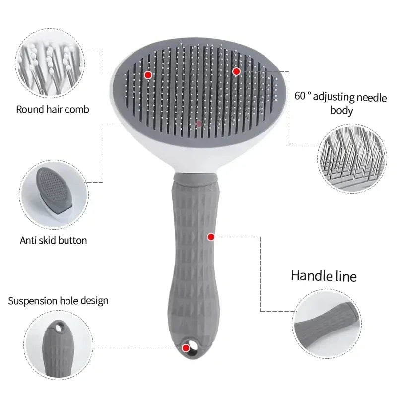 Pet Brush Self Cleaning