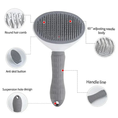 Pet Brush Self Cleaning