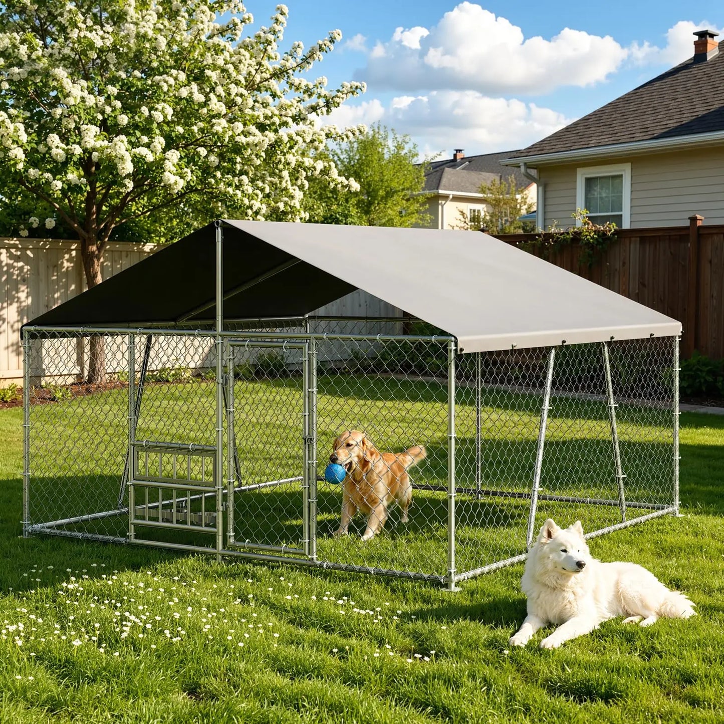 Galvanized Kennel