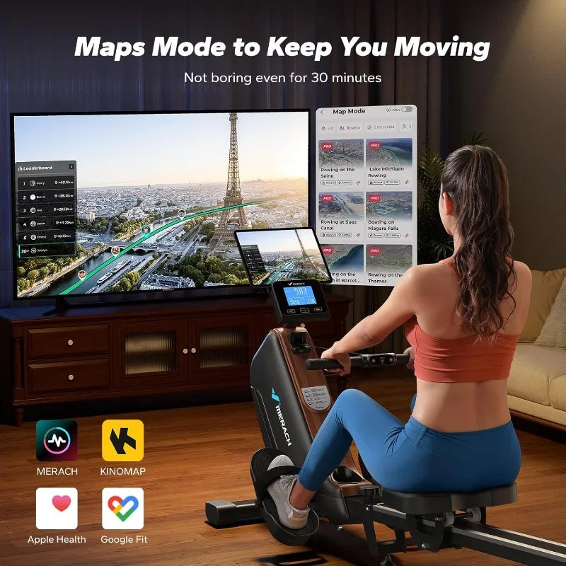 Rowing Machine, 16-Levels Resistance