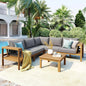 Outdoor Sofa Set with Coffee Table,