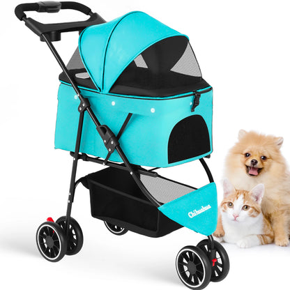 Dogs & Cats Travel Stroller  & Foldable