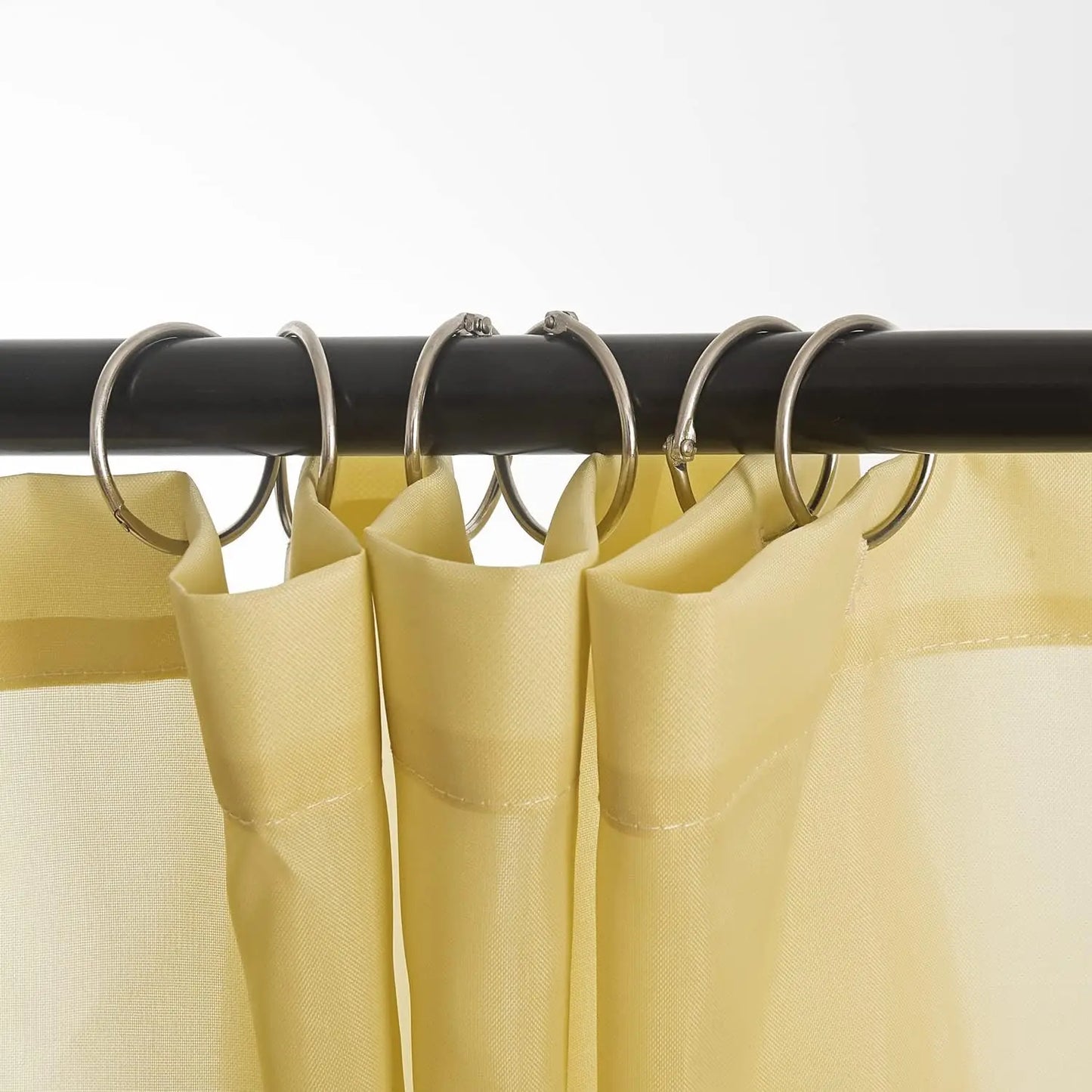 24 Pack Shower Curtain Rings,Rust Proof
