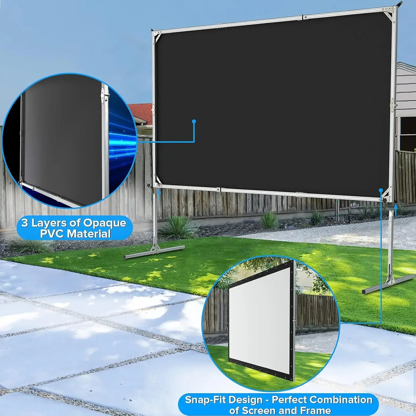 120 inch Outdoor Movie Screen