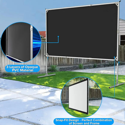120 inch Outdoor Movie Screen
