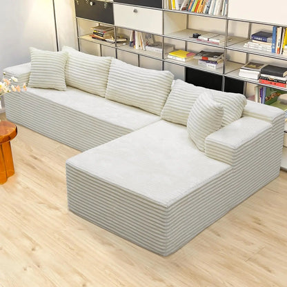 Sectional Couch with L-Shape Chaise